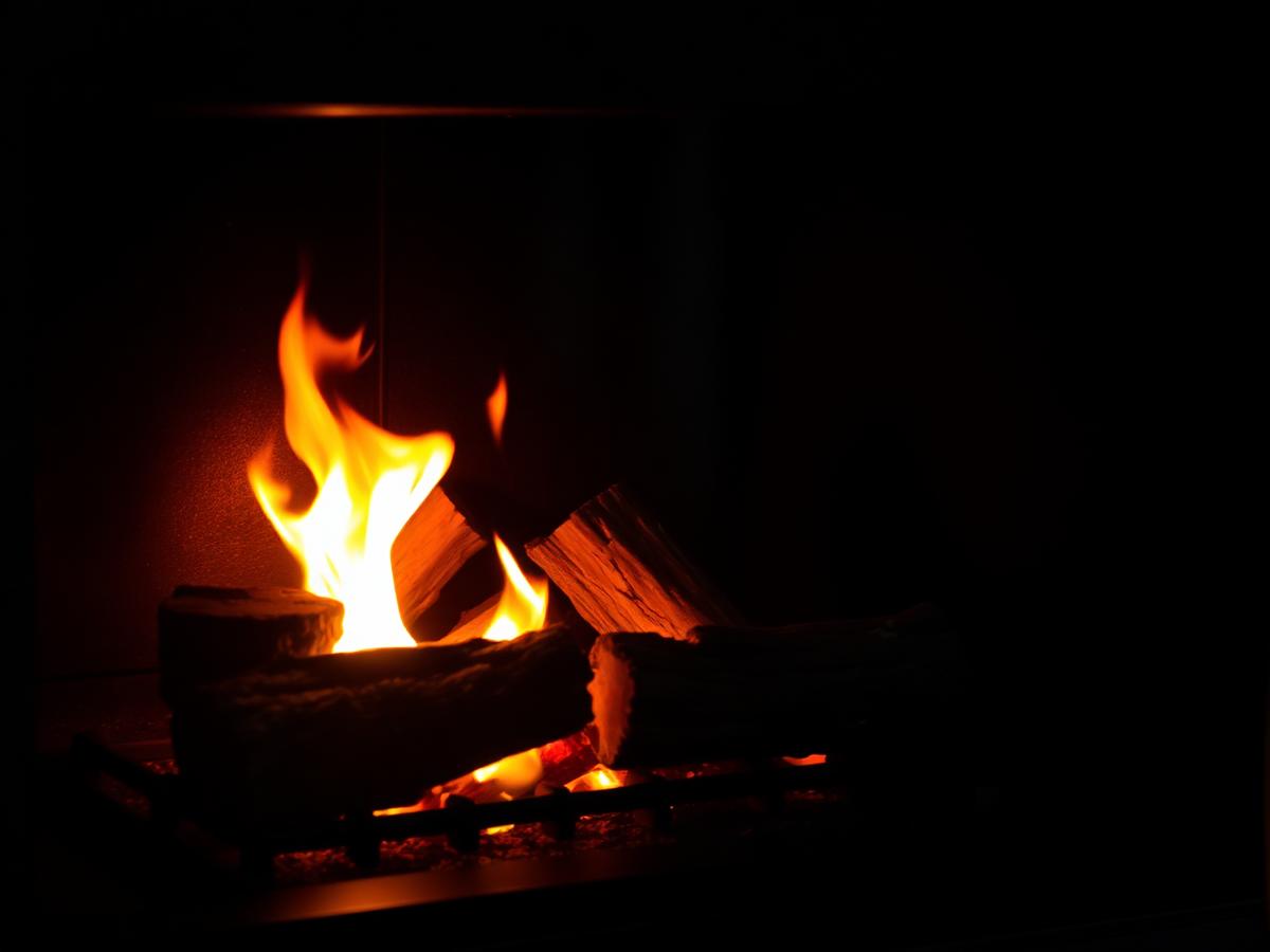 Feu de cheminée